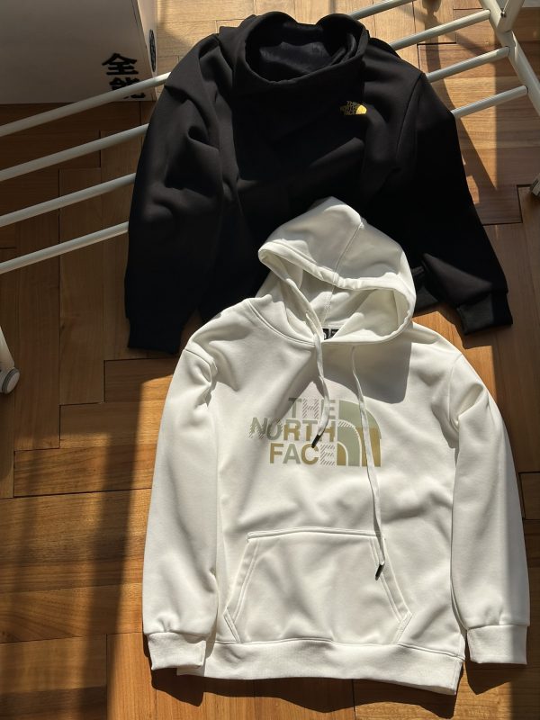 Premium The North Face Sweatshirts Silver Fleece Logo Style