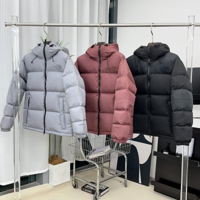 Best Selling The North Face Down Jackets Red Logo Style