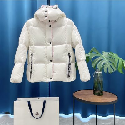 Luxury Misleading Coats White Nylon Classic Style