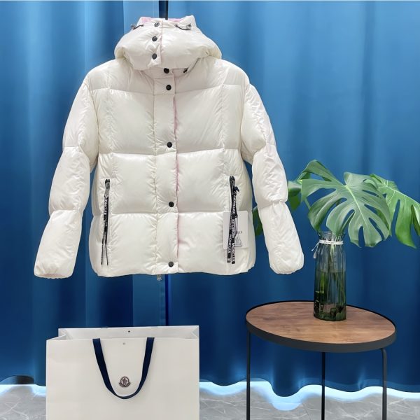 Luxury Misleading Coats White Nylon Classic Style