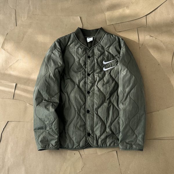 Best Selling Nike Coats Black Cotton Casual Style