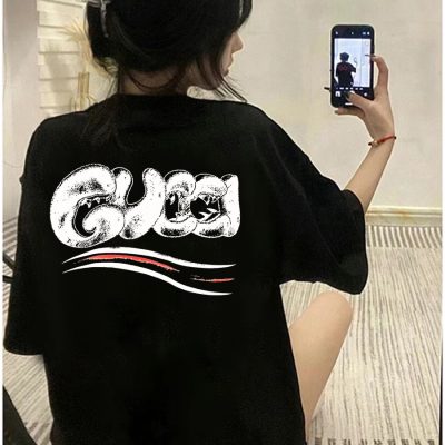 High Quality Gucci Short Sleeves Black Classic Collection