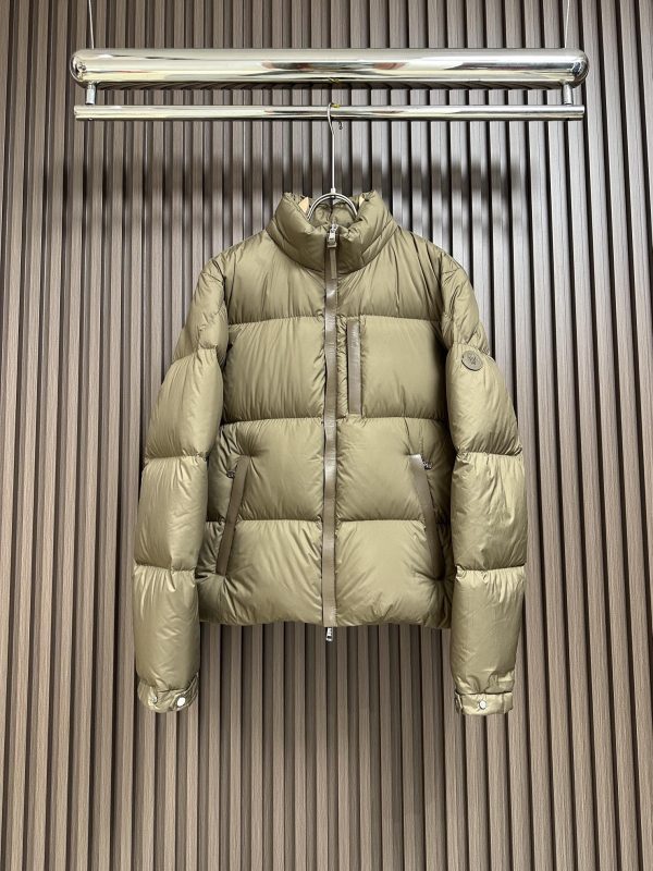 Luxury Moncler Down Jacket Leather Collection