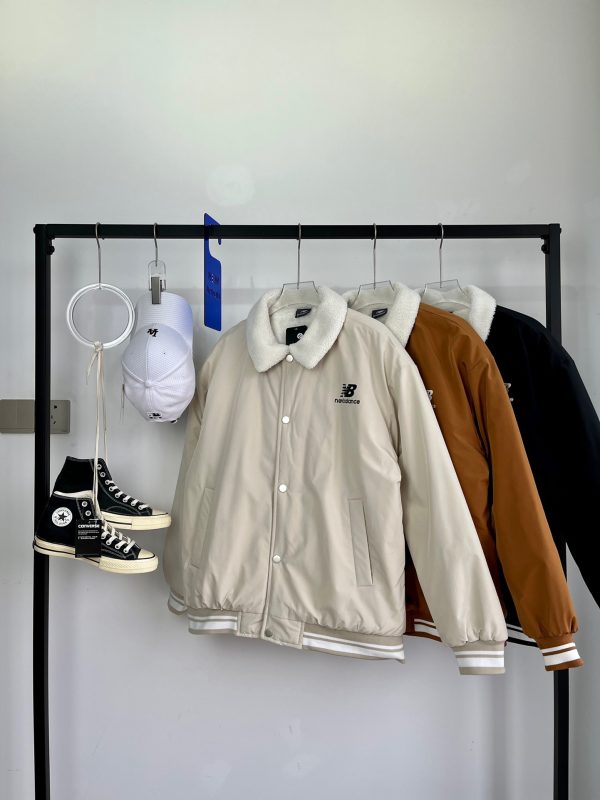 High Quality New Balance Cotton Clothes White Fleece Classic Style