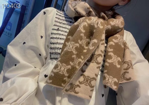 Premium Celine Scarf Cashmere Classic Collection