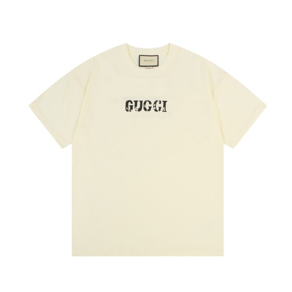 Premium Quality Gucci Short Sleeves Beige Minimalist Style