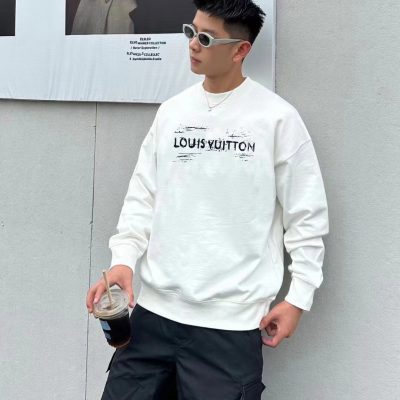 Best Selling Louis Vuitton Sweatshirts Cotton Classic Luxury