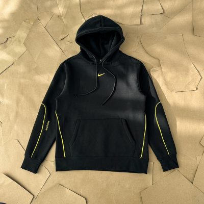 Premium Quality Nike Hoodie Green Fleece Print Style