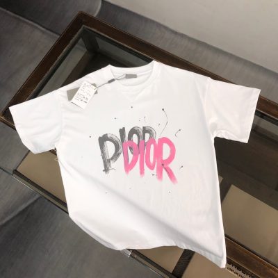 Premium Dior Short Sleeves Cotton Logo Collection