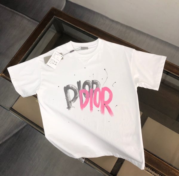 Premium Dior Short Sleeves Cotton Logo Collection