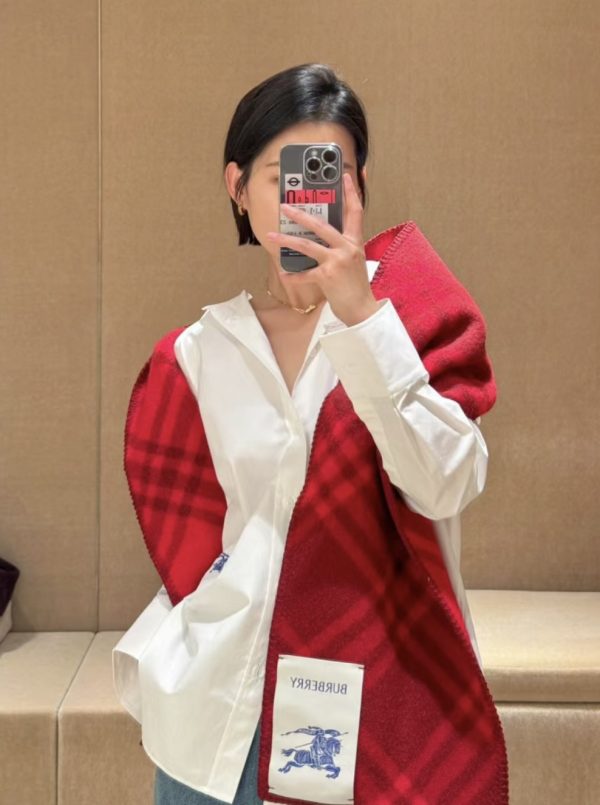 Luxury Burberry Scarf Cashmere Chic Style