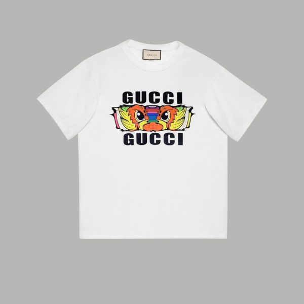 Luxury Gucci Short Sleeves Cotton Print Collection