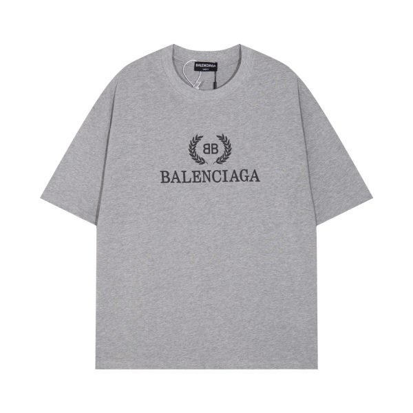 Luxury Balenciaga Short Sleeves Cotton Print Collection