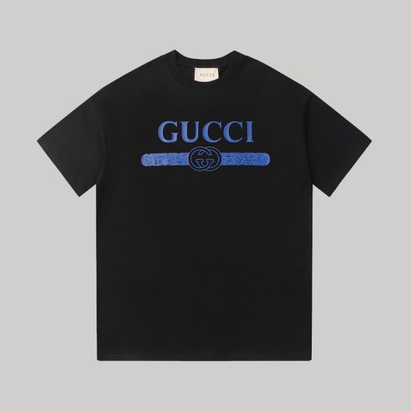Premium Gucci Short Sleeves Black Classic Collection