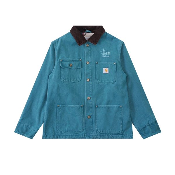 Luxury Carhartt Jackets Green Cotton Style