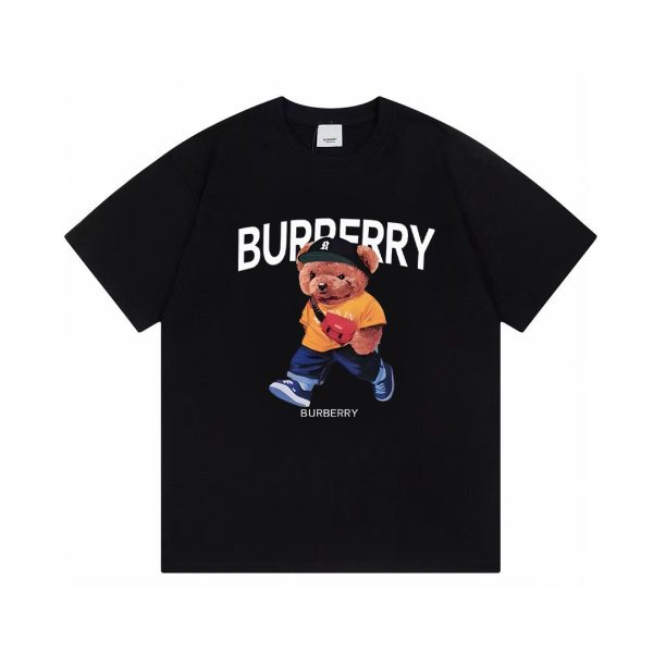 High Quality Burberry Short Sleeves Black Classic Collection