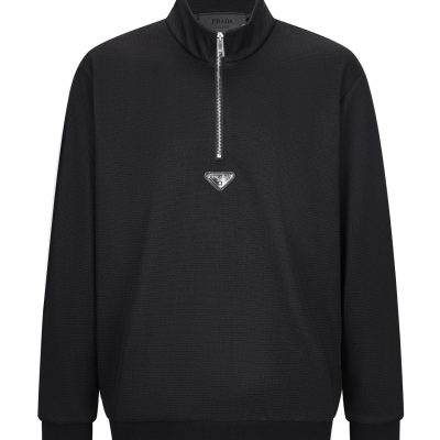 Premium Quality Prada Hoodie Cotton Checkered Style