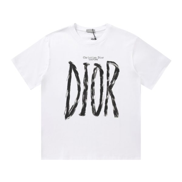 Luxury Dior Short-Sleeved T-Shirts Black Luxury