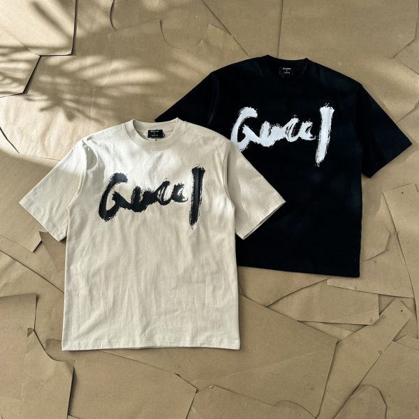 Premium Quality Gucci Short Sleeves Cotton Print Style