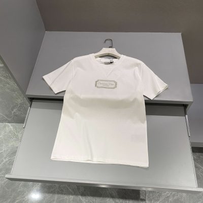 Premium Quality Dior Short Sleeves Cotton Classic Style