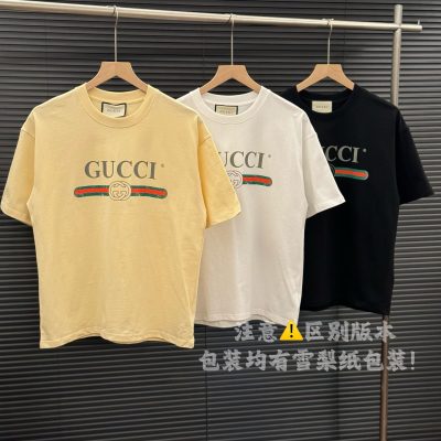 Best Selling Gucci Short Sleeves Cotton Classic Luxury