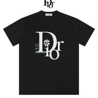 High Quality Dior Short Sleeves Print Luxury