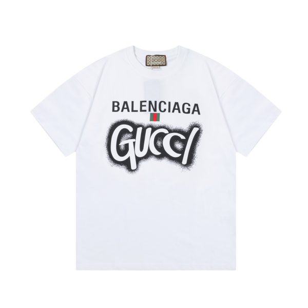 Luxury Gucci Short Sleeves White Print Style
