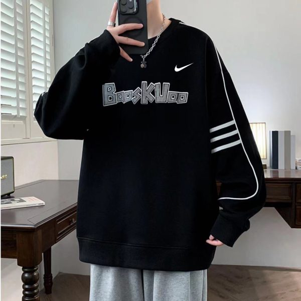 Premium Quality Nike Sweatshirts White Cotton Classic Style