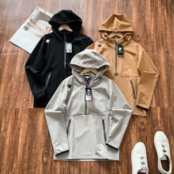 Luxury Descente Coat Black Breathable Style