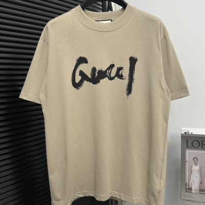 Premium Gucci Short Sleeves Cotton Style