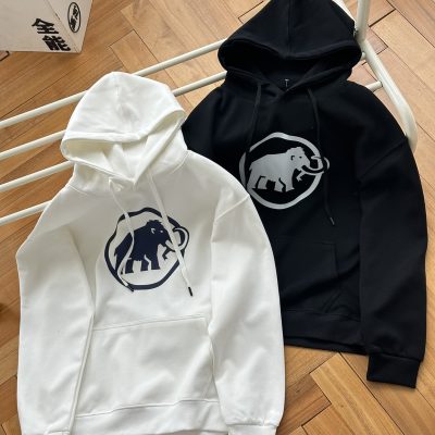 Premium Mammut Sweatshirts Black Cotton Print Luxury