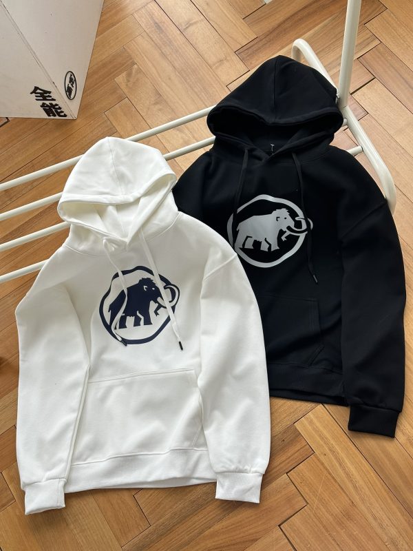 Premium Mammut Sweatshirts Black Cotton Print Luxury
