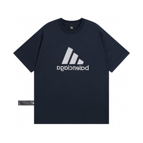 High Quality Adidas Short Sleeves Blue Classic Style