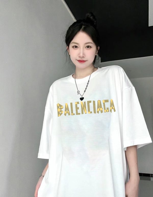 High Quality Balenciaga Short Sleeves Cotton Luxury
