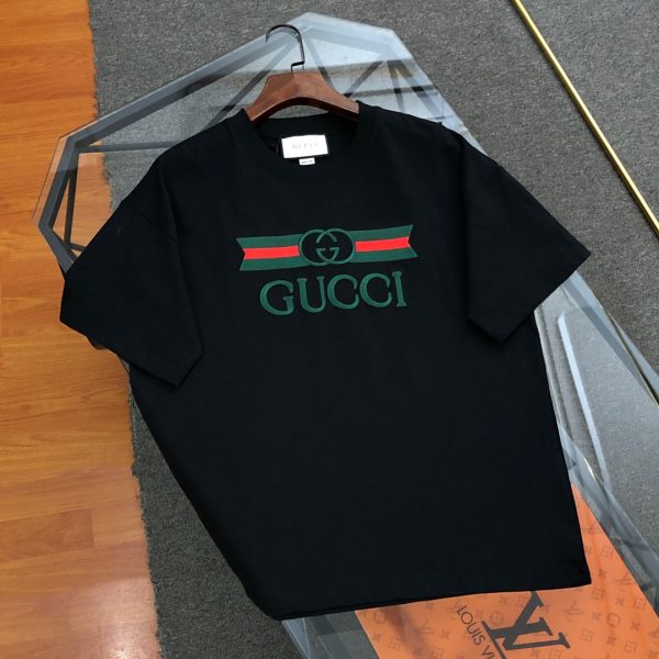Luxury Gucci Short Sleeves White Cotton Classic Collection