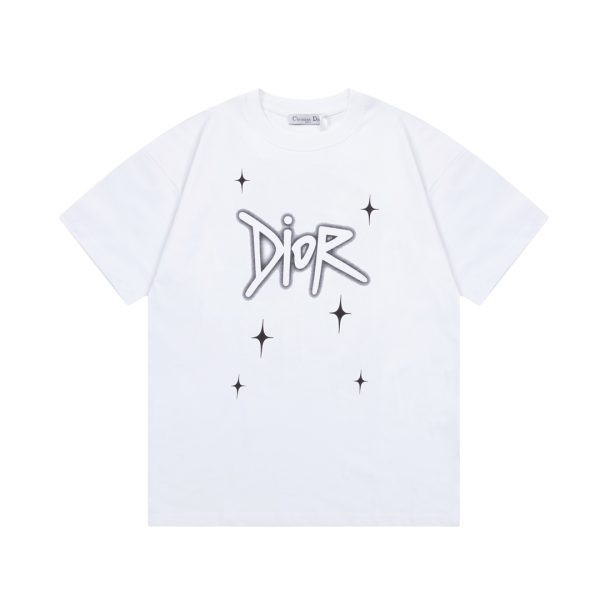 High Quality Dior Short Sleeves White Print Collection