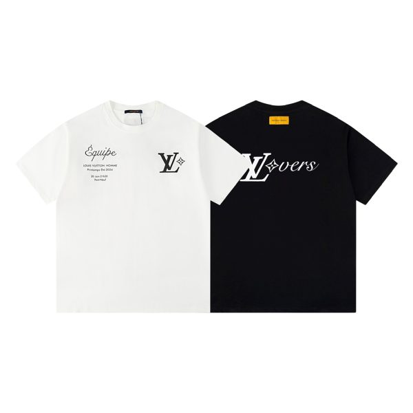 Premium Louis Vuitton Short Sleeves Cotton Style