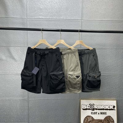 Luxury Prada Shorts Black Style