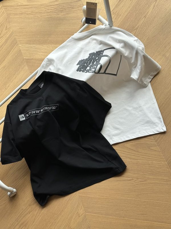 Best Selling The North Face Short Sleeves Silver Cotton Urban Collection