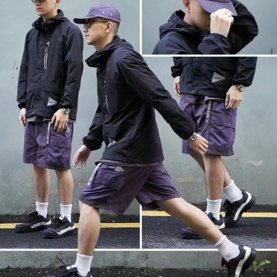 Best Selling Ami Shorts Purple Nylon Breathable Style