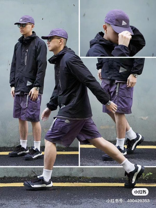 Best Selling Ami Shorts Purple Nylon Breathable Style