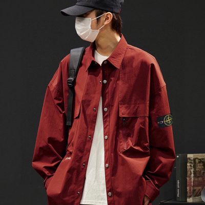 Premium Stone Island Shirts Black Luxury