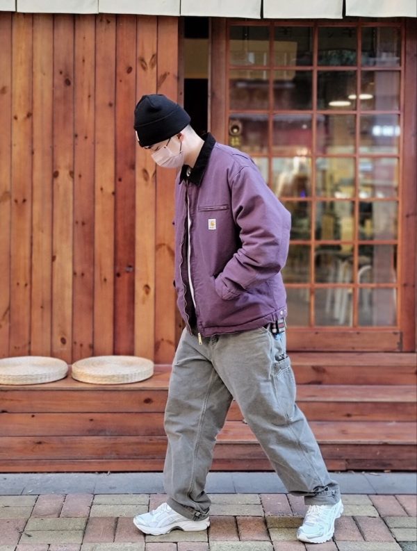Premium Quality Carhartt Coats Purple Canvas Classic Collection