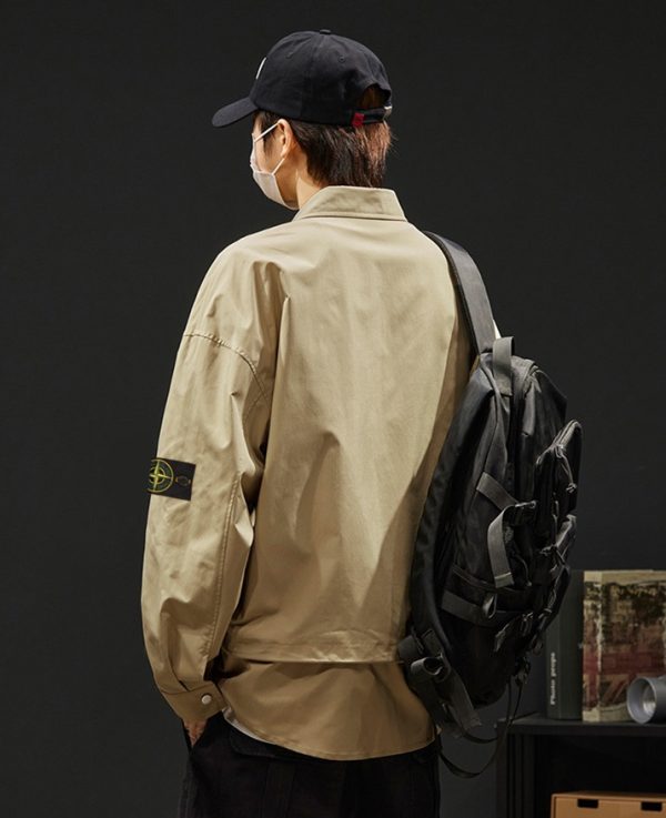 Premium Quality Stone Island Shirts Black Collection