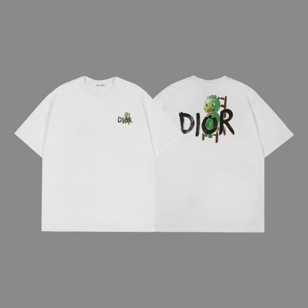 Premium Quality Dior Short-Sleeved Shirt Black Print Collection