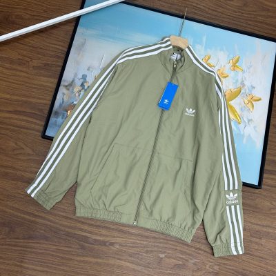 Premium Quality Adidas Coat White Logo Collection