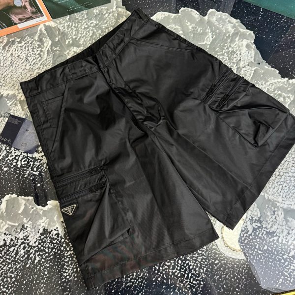 Best Selling Prada Shorts Nylon Logo Style