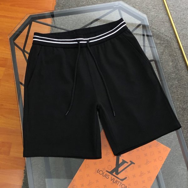 Premium Quality Prada Shorts Black Cotton Classic Style