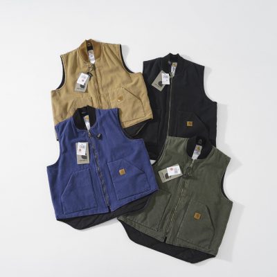 Premium Carhartt Vest Green Cotton Vintage Luxury