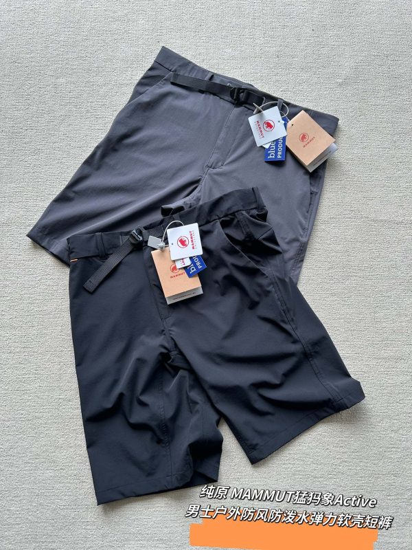 High Quality Mammut Shorts Black Collection